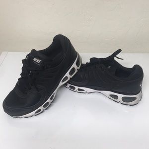 Black Nike Air shoes